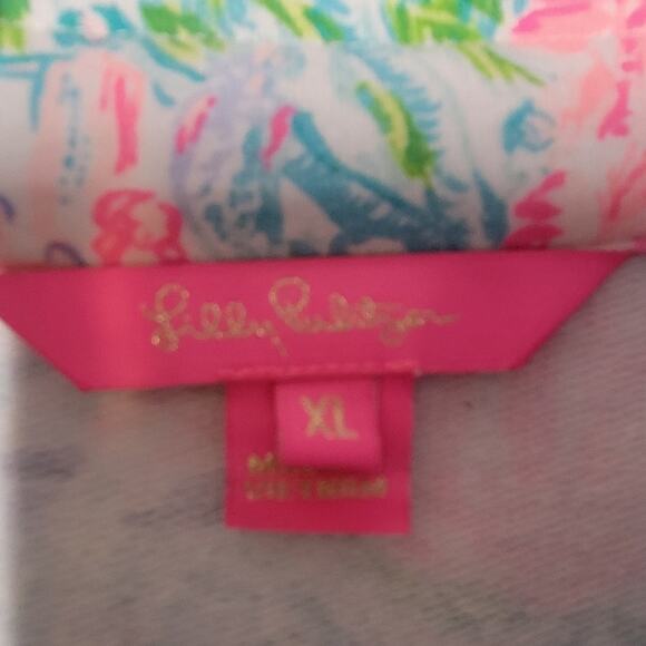 Lilly Pulitzer Skipper Popover in Very Hard to Find Bohemian Queen Size XL - Picture 5 of 5